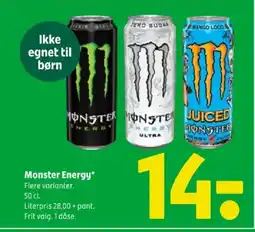 Coop 365 Monster Energy tilbud