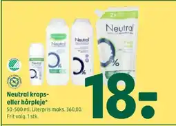 Coop 365 Neutral krops- eller hårpleje tilbud