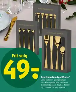 Coop 365 Bestik med med guldfinish tilbud