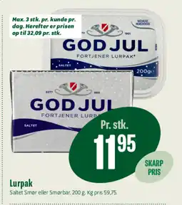 Min Købmand Lurpak tilbud