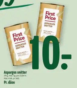Min Købmand First Price Asparges snitter tilbud