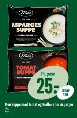 Min Købmand Mou Suppe med Tomat og Nudler eller Asparges tilbud