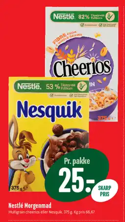 Min Købmand Nestlé Morgenmad tilbud