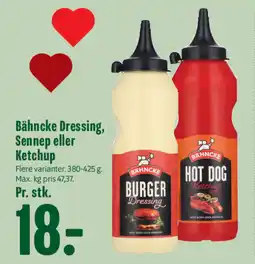 Min Købmand Bähncke Dressing, Sennep eller Ketchup tilbud