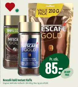 Min Købmand Nescafé Gold Instant Kaffe tilbud