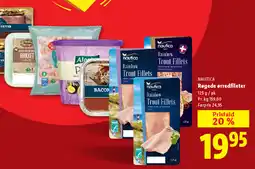Lidl NAUTICA Røgede ørredfileter tilbud