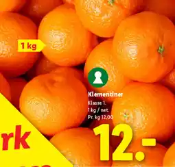 Lidl Klementiner tilbud