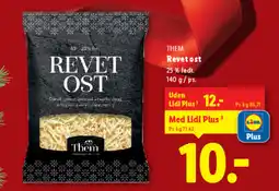 Lidl THEM Revet ost tilbud