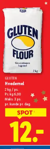 Lidl GLUTEN Hvedemel tilbud