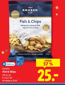 Lidl RAHBEK Fish & Chips tilbud