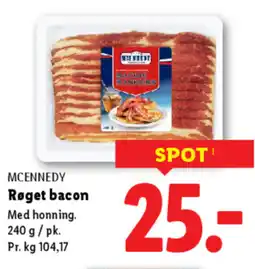 Lidl MCENNEDY Røget bacon tilbud