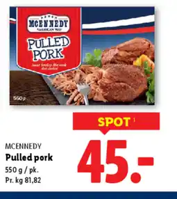 Lidl MCENNEDY Pulled pork tilbud