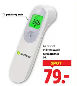 Lidl DR. SENST® 2i1 infrarødt termometer tilbud