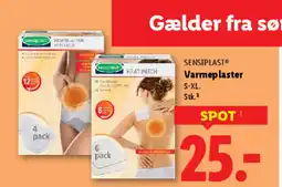 Lidl SENSIPLAST Varmeplaster tilbud
