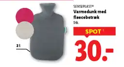 Lidl SENSI PLAST Varmedunk med fleecebetræk tilbud