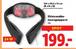 Lidl Shiatsunakke- massageapparat tilbud