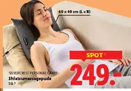 Lidl SILVERCREST PERSONAL CARE® Shiatsumassagepude tilbud