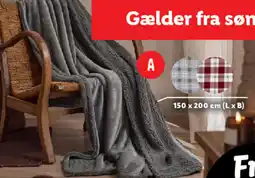 Lidl LIVARNO HOME® Hyggetæppe tilbud