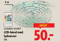Lidl LIVARNO HOME® LED-bånd med lydsensor tilbud