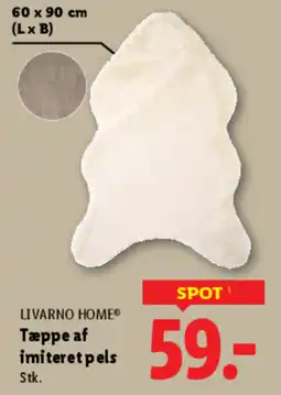 Lidl LIVARNO HOME® Tæppe af imiteret pels tilbud