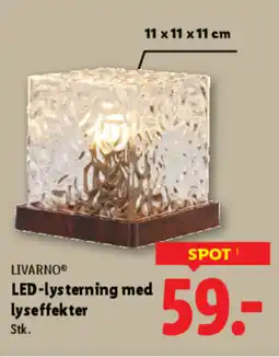 Lidl LIVARNO® LED-lysterning med lyseffekter tilbud