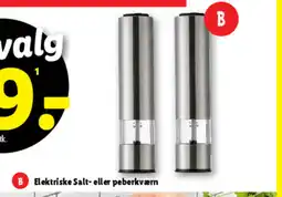 Lidl Elektriske Salt- eller peberkværn tilbud