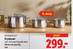 Lidl SILVERCREST® Grydesæt tilbud