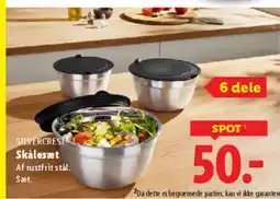Lidl SILVERCREST Skålesæt tilbud