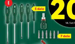 Lidl PARKSIDE Skruetrækkersæt tilbud