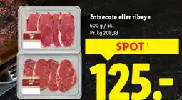 Lidl Entrecote eller ribeye tilbud