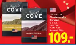 Lidl SUNLIGHT COVE Chardonnay eller Zinfandel tilbud