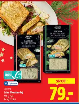 Lidl DELUXE Laks i butterdej tilbud