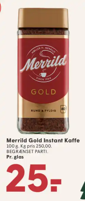 Merrild Gold Instant Kaffe