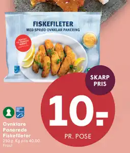 SPAR Ovnklare Panerede Fiskefileter tilbud