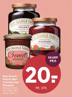 SPAR Den Gamle Fabrik Mar- melade eller Ribsgelé tilbud