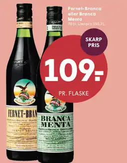 SPAR Fernet-Branca eller Branca Menta tilbud