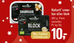 Føtex NATURLI' Smørbar eller blok tilbud