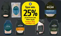 Føtex På alt frossen and, kalkun og gås tilbud