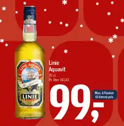 Føtex LINIE Aquavit tilbud