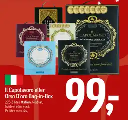 Føtex Il capolavoro eller orso d'oro bag-in-box tilbud