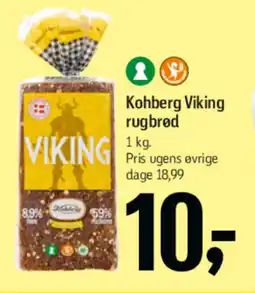 Føtex Kohberg viking rugbrød tilbud