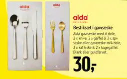 Føtex AIDA Bestiksæt i gaveæske tilbud