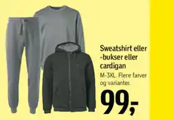 Føtex Sweatshirt eller bukser eller cardigan tilbud