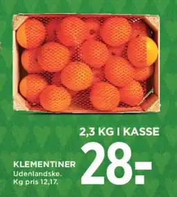 MENY Klementiner tilbud