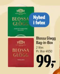 Føtex BLOSSA GLØGG Bag-in-box tilbud
