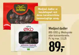 Føtex Medjoul dadler tilbud