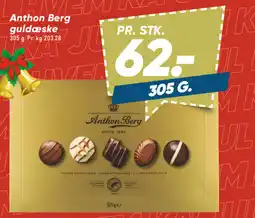 Bilka ANTHON BERG Guldæske tilbud