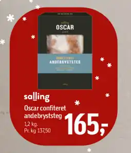 Føtex Oscar confiteret andebryststeg tilbud