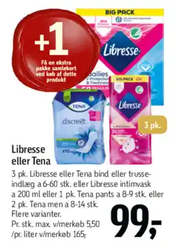 Føtex Libresse eller tena tilbud