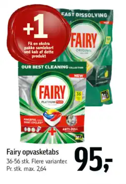 Føtex FAIRY Opvasketabs tilbud
